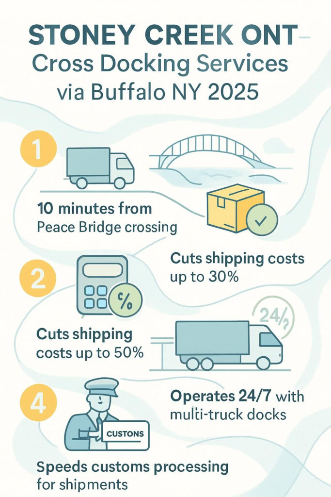STONEY CREEK ONT - Cross Docking Services via Buffalo NY