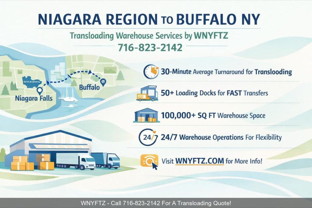 NIAGARA-REGION-TO-BUFFALO-NY-Transloading-Warehouse-Services-by-WNYFTZ-716-823-2142