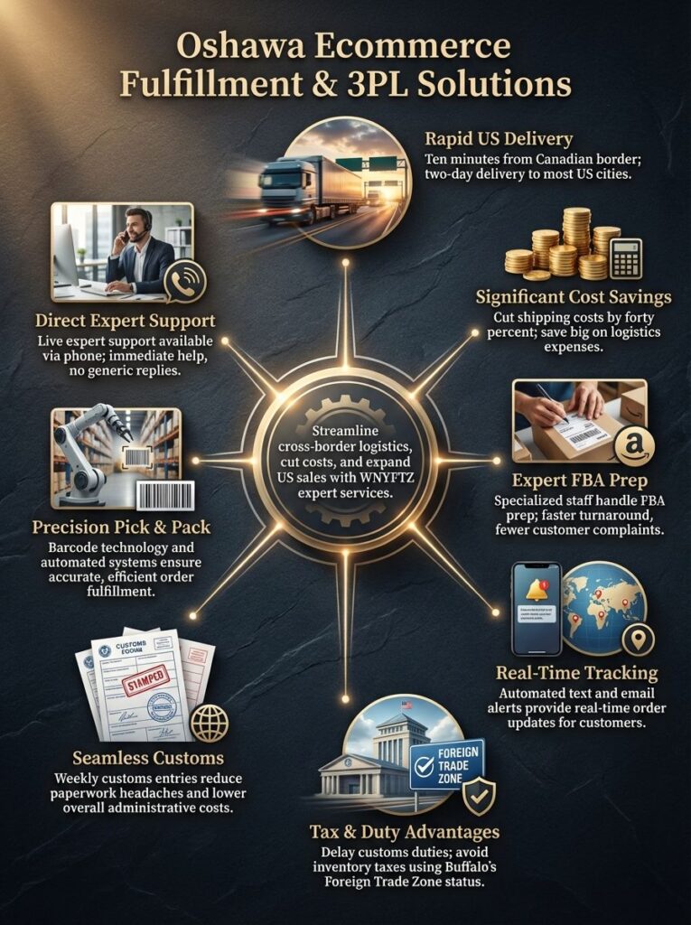 OSHAWA, ONT - Ecommerce Fulfillment & 3PL Services - Call 716-823-2142