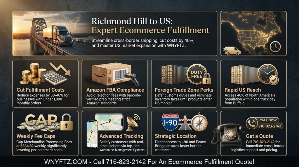RICHMOND HILL, ONT - Ecommerce Fulfillment & 3PL Services - Call 716-823-2142