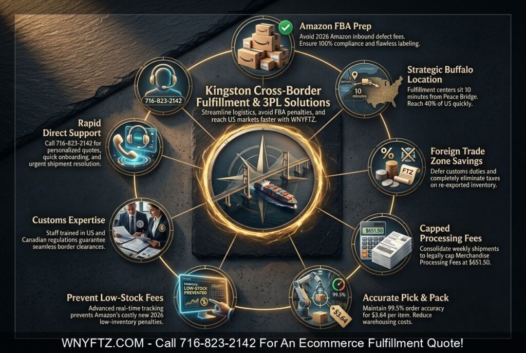 KINGSTON ONT - Ecommerce Fulfillment & 3PL Services - Call 716-823-2142