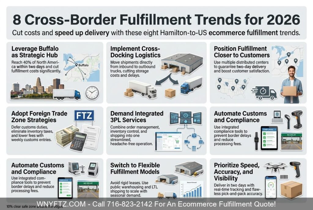 HAMILTON ONT Cross Border Ecommerce Fulfillment & 3PL Services Trend Report 2026 - Call 716-823-2142