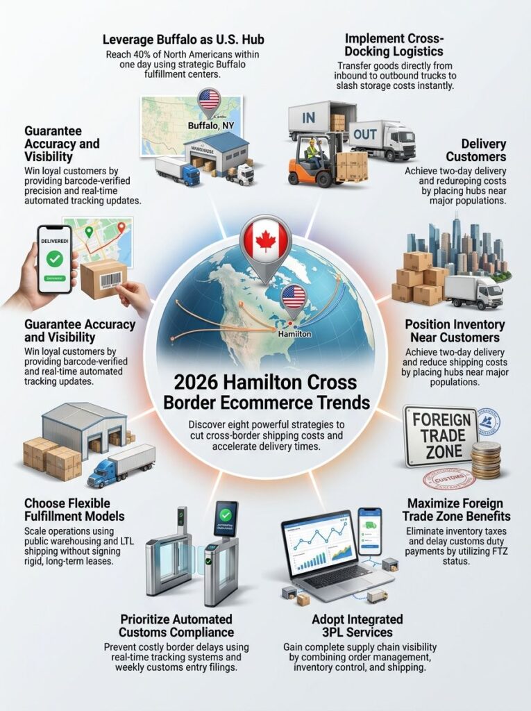 HAMILTON ONT Cross Border Ecommerce Fulfillment & 3PL Services Trend Report 2026 - Call 716-823-2142