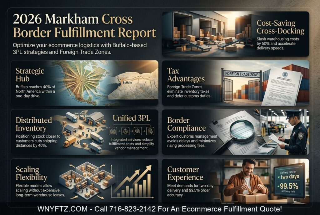 MARKHAM ONT Cross Border Ecommerce Fulfillment & 3PL Services Trend Report 2026 - Call 716-823-2142