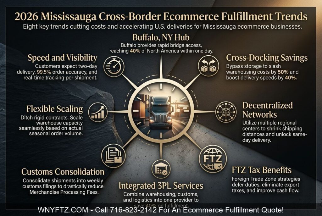 MISSISSAUGA ONT Cross Border Ecommerce Fulfillment & 3PL Services Trend Report 2026 - Call 716-823-2142