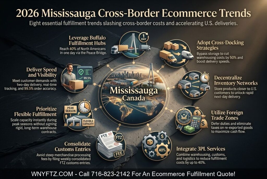 MISSISSAUGA ONT Cross Border Ecommerce Fulfillment & 3PL Services Trend Report 2026 - Call 716-823-2142
