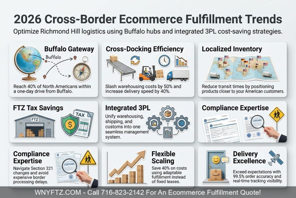 RICHMOND HILL ONT Cross Border Ecommerce Fulfillment & 3PL Services Trend Report 2026 - Call 716-823-2142