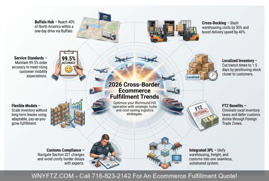 RICHMOND HILL ONT Cross Border Ecommerce Fulfillment & 3PL Services Trend Report 2026 - Call 716-823-2142
