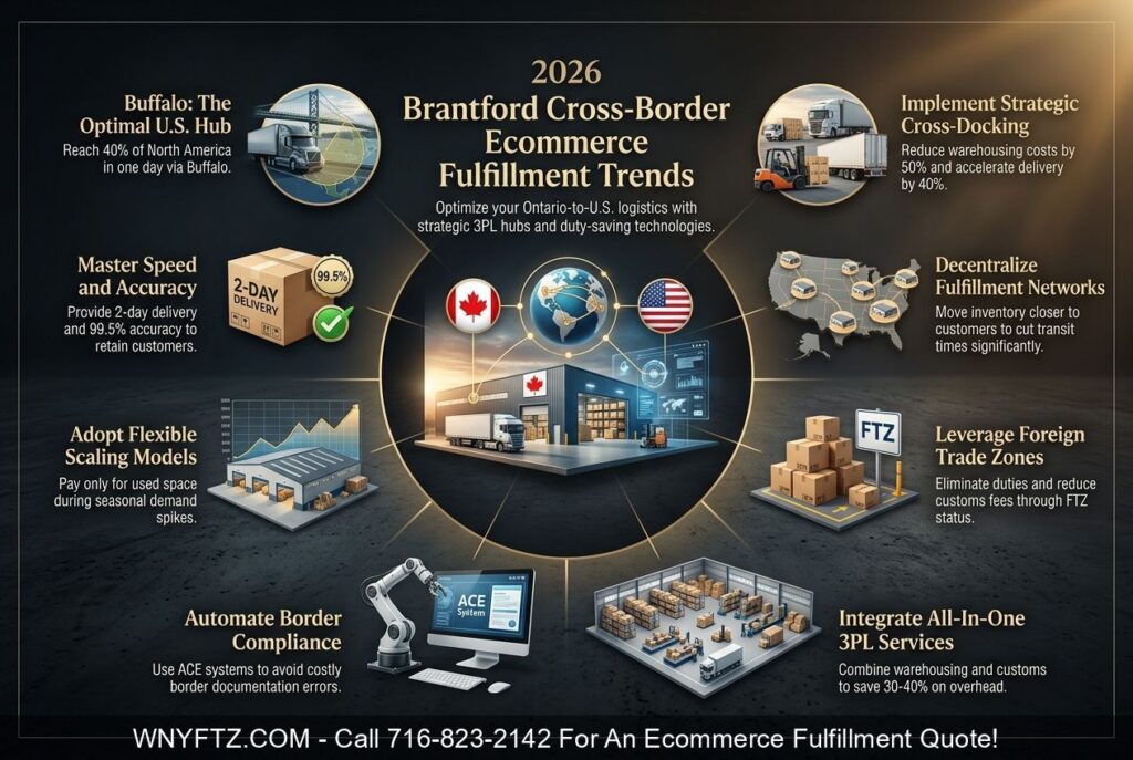 BRANTFORD ONT Cross Border Ecommerce Fulfillment & 3PL Services Trend Report 2026