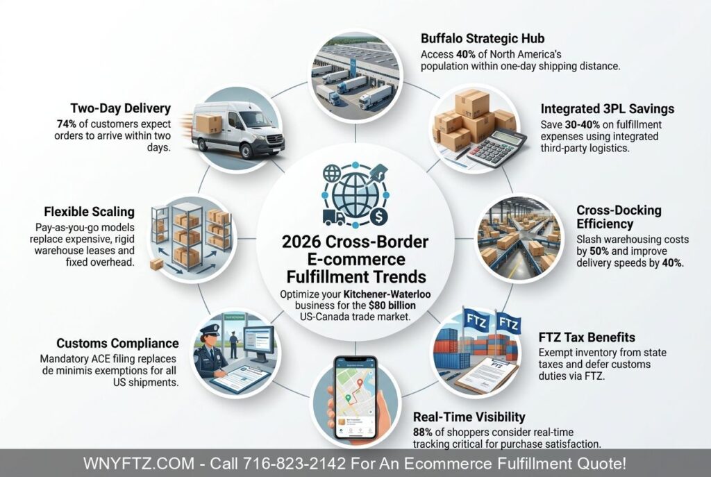 KITCHENER WATERLOO ONT Cross Border Ecommerce Fulfillment & 3PL Services Trend Report