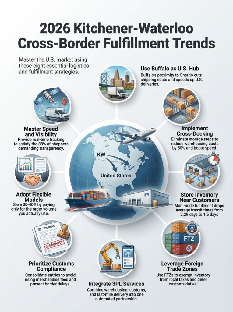 KITCHENER WATERLOO ONT Cross Border Ecommerce Fulfillment & 3PL Services Trend Report