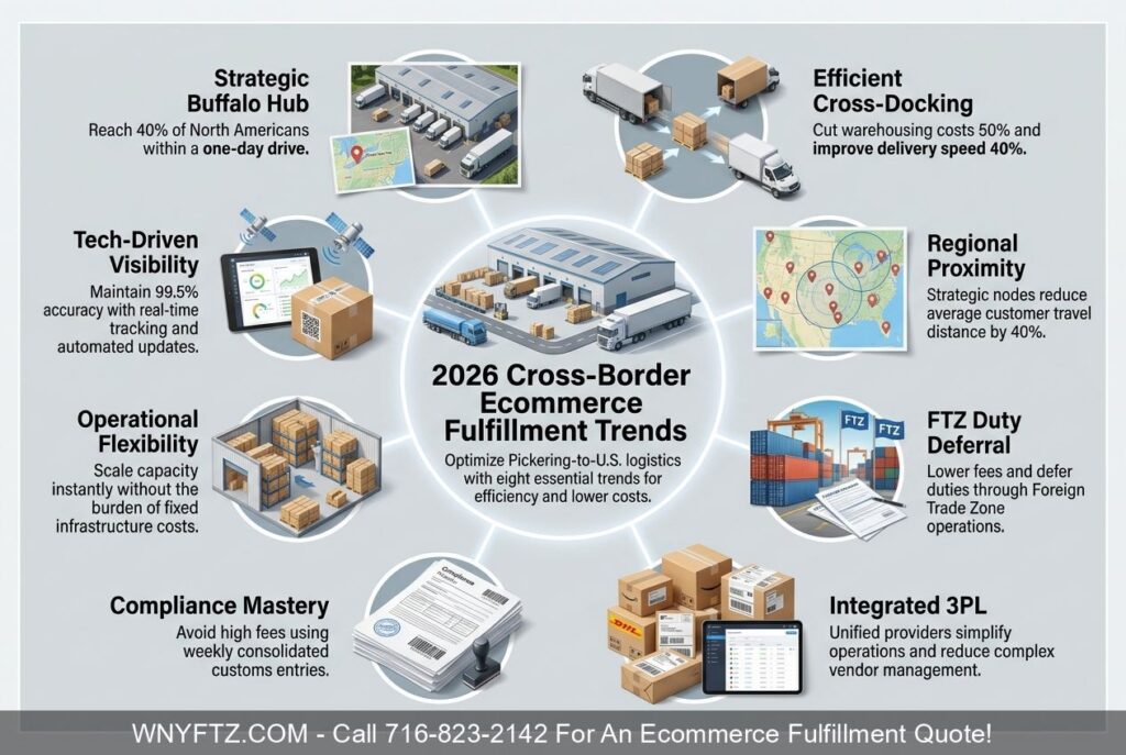 PICKERING ONT Cross Border Ecommerce Fulfillment & 3PL Services Trend Report 2026 - Call 716-823-2142