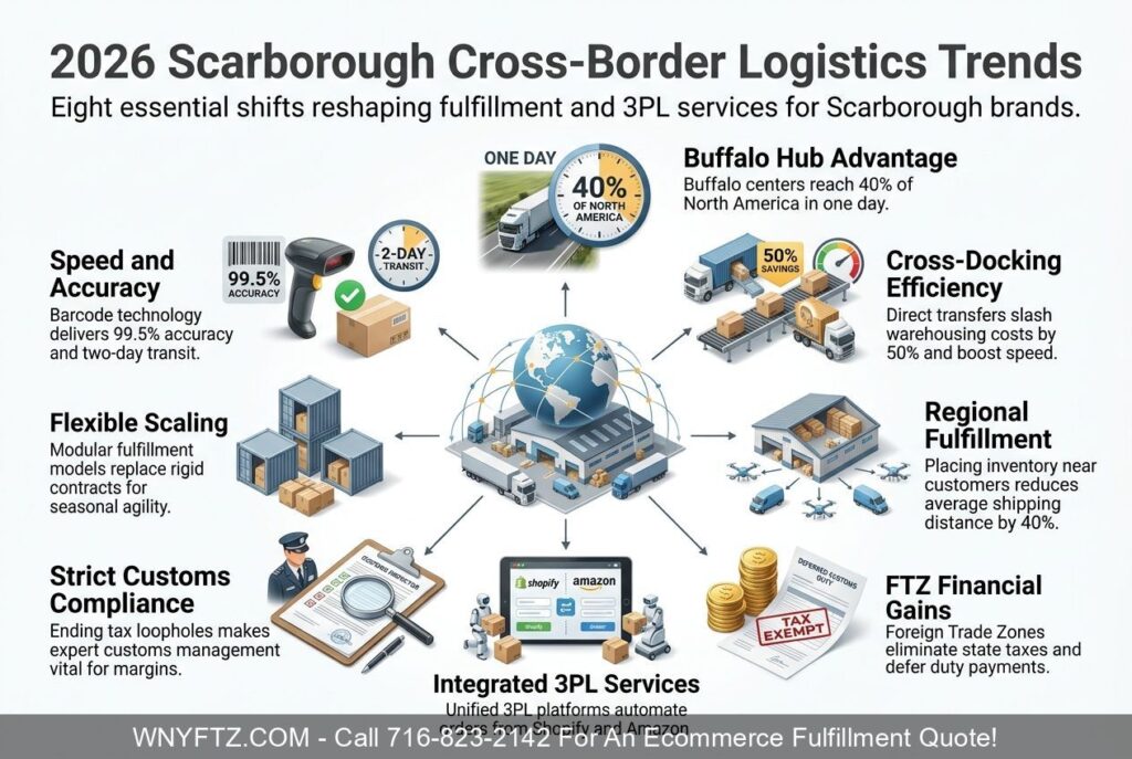 SCARBOROUGH ONT Cross Border Ecommerce Fulfillment & 3PL Services Trend Report 2026 - Call 716-823-2142