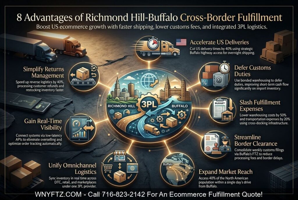 8 Advantages of Cross Border Ecommerce Fulfillment Between RICHMOND HILL ONT And Buffalo NY