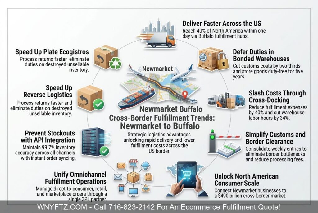 Top-8-Trends-of-Cross-Border-Ecommerce-Fulfillment-Between-NEWMARKET-ONT-And-Buffalo-NY---Call-716-823-2142